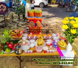 Mâm cúng Động thổ