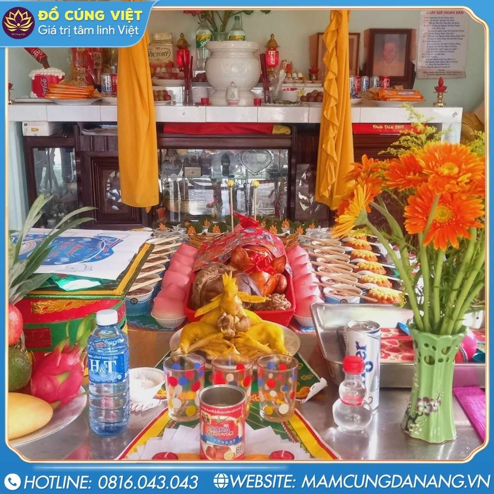 Gợi ý mâm cúng đầy tháng bé trai đơn giản