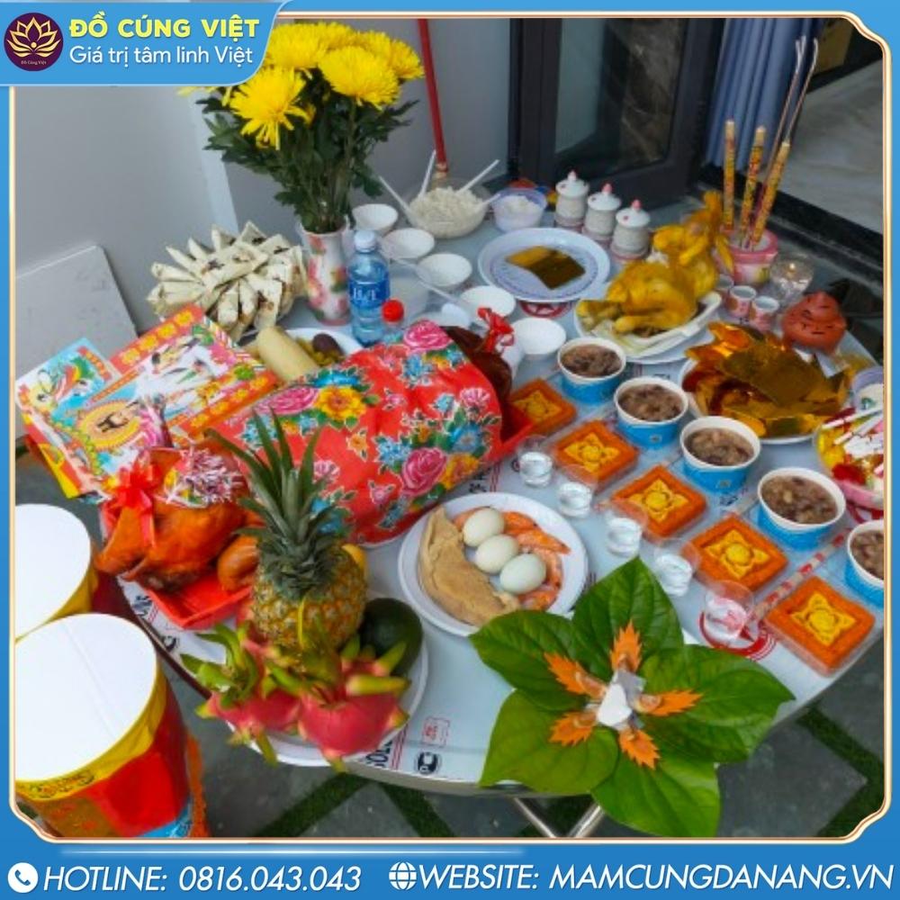 Mâm cúng về nhà mới